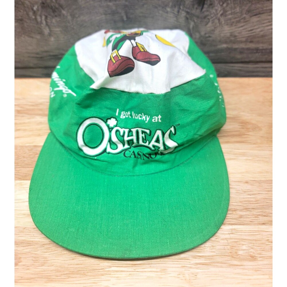 O'Sheas Casino Flamingo Hilton Las Vegas Green/White Snapback Hat Cap